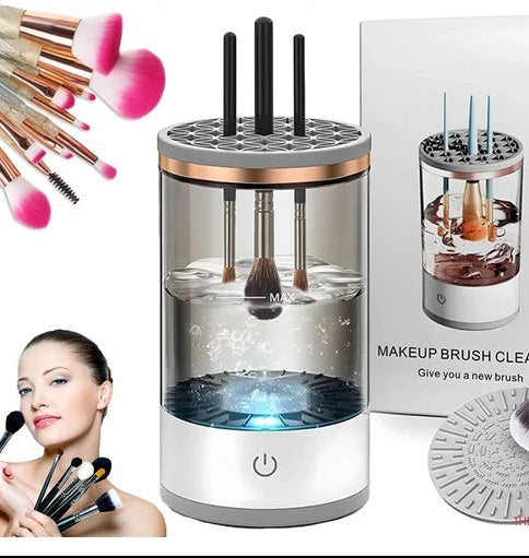 Automatic Brush Cleaner Electric Makeup Brush Cleaning Machine Fast Clean Dryer
